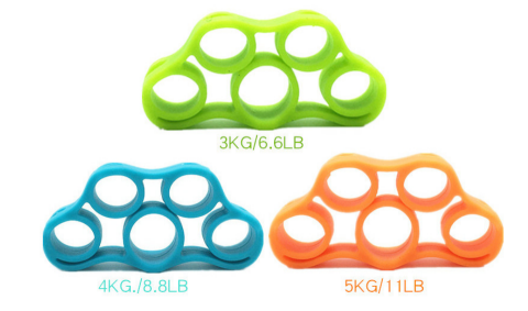 Silicone Finger Trainer Hand Gripper Resistance Bands